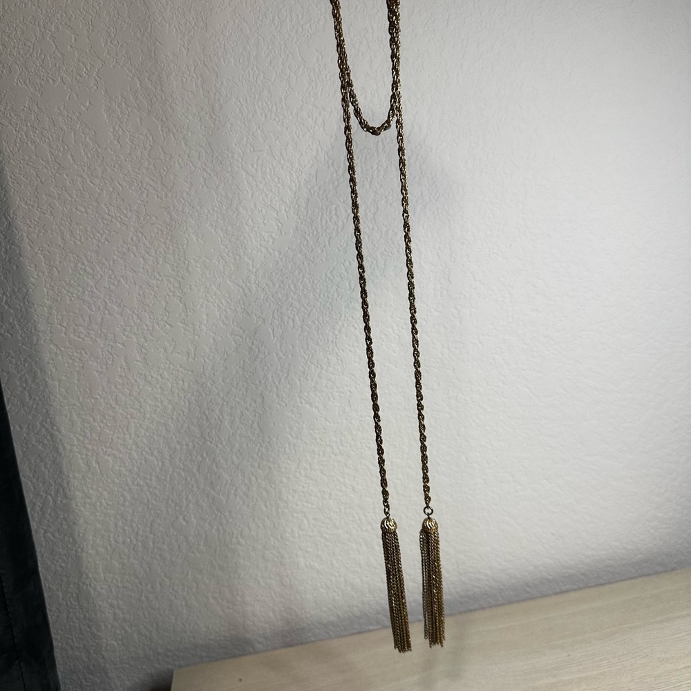 Kendra Scott Jackie Gold Tasselnecklace